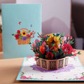 3D Hand-carved Paper Blessing Card