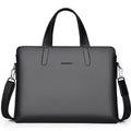 Large-capacity Crossbody Leather Briefcase