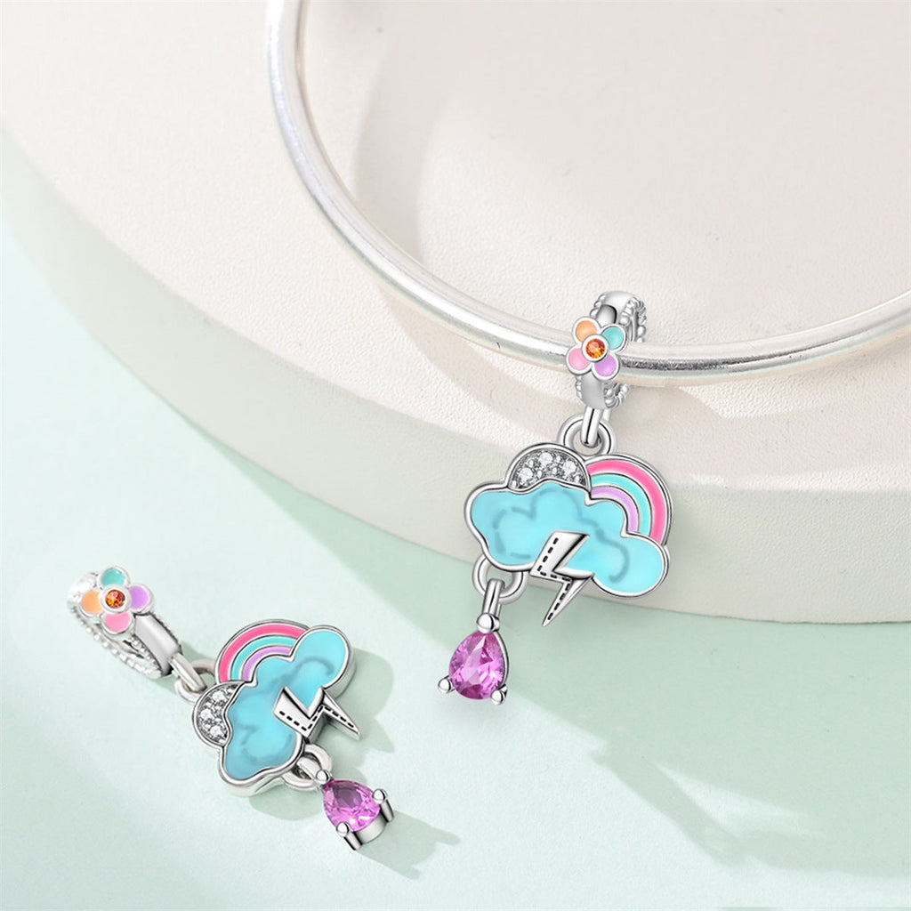 Sunny-Rainy Weather Sun-Moon-Stars Bracelet Beaded Pendant Accessories