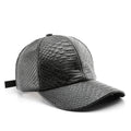 Monochromatic Light Board PU Leather Adjustable Trend Casual Baseball Cap Suitable For Outdoor Sports And Travel