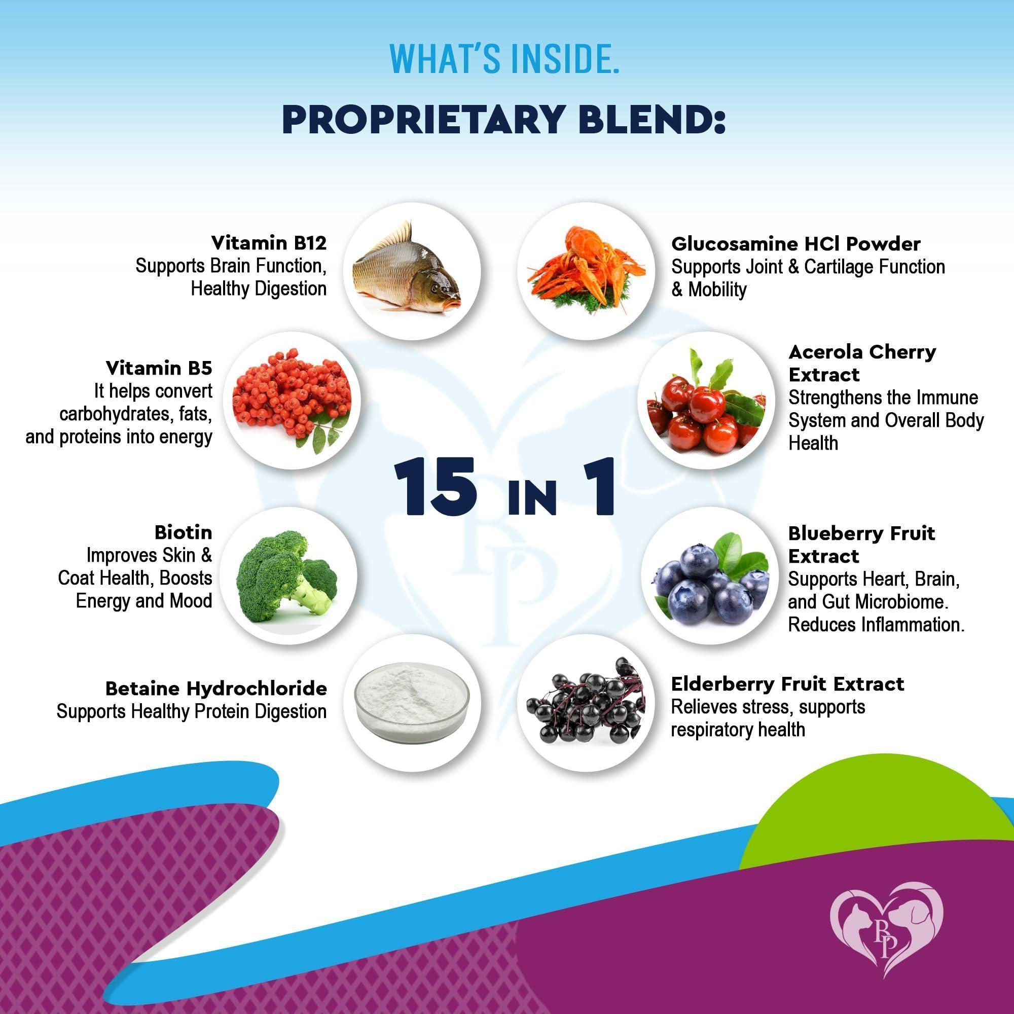 Cat & Dog Liquid Multivitamin Glucosamine & Cranberry