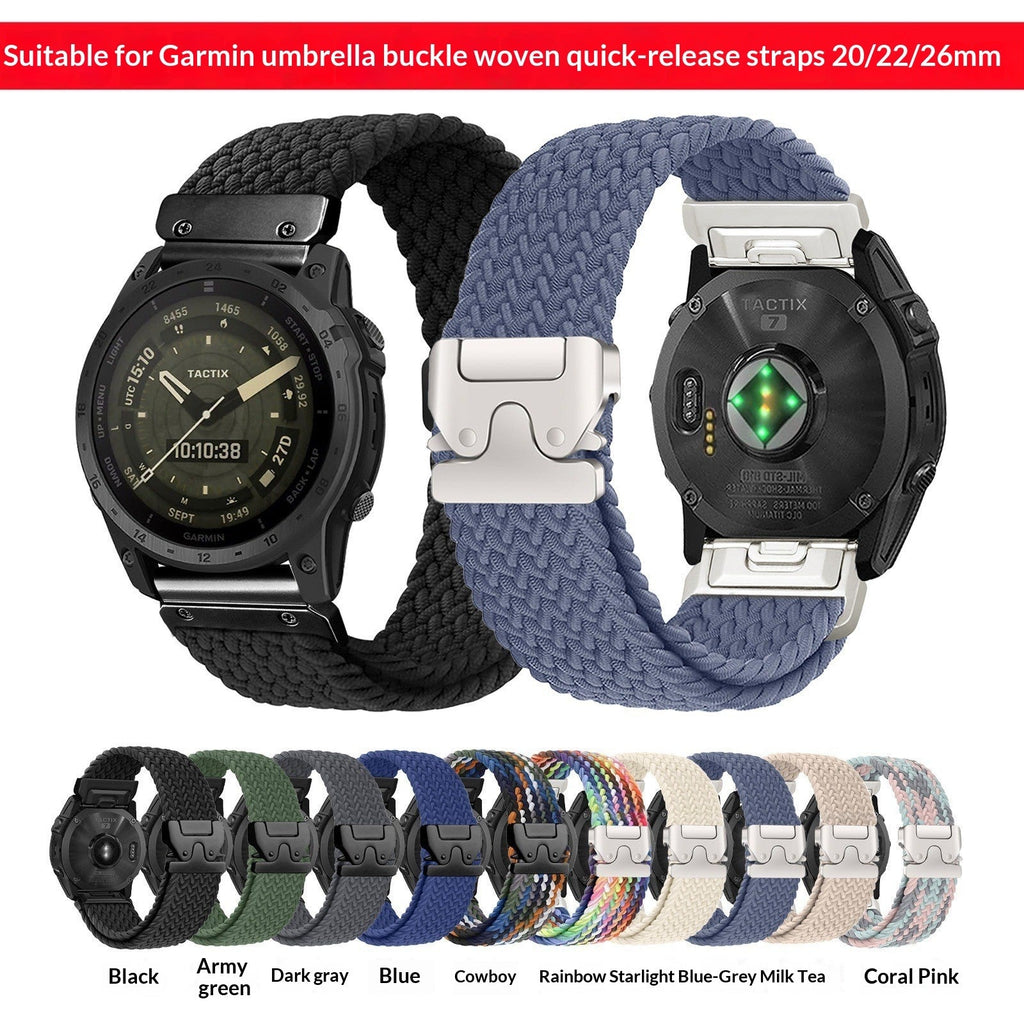 Woven Loop Elastic Watch Strap
