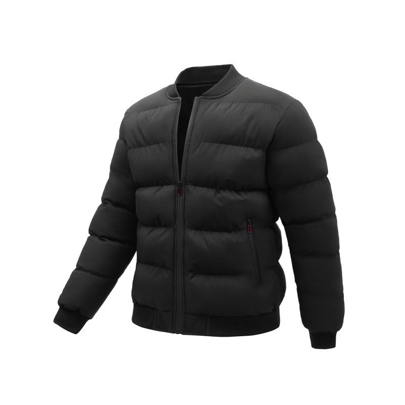 New Mens Cotton Baseball-collar Jacket
