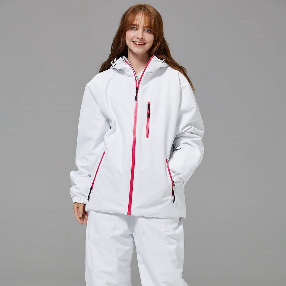 Unisex Windproof And Waterproof Loose-fitting Fashionable Ski Suit Set