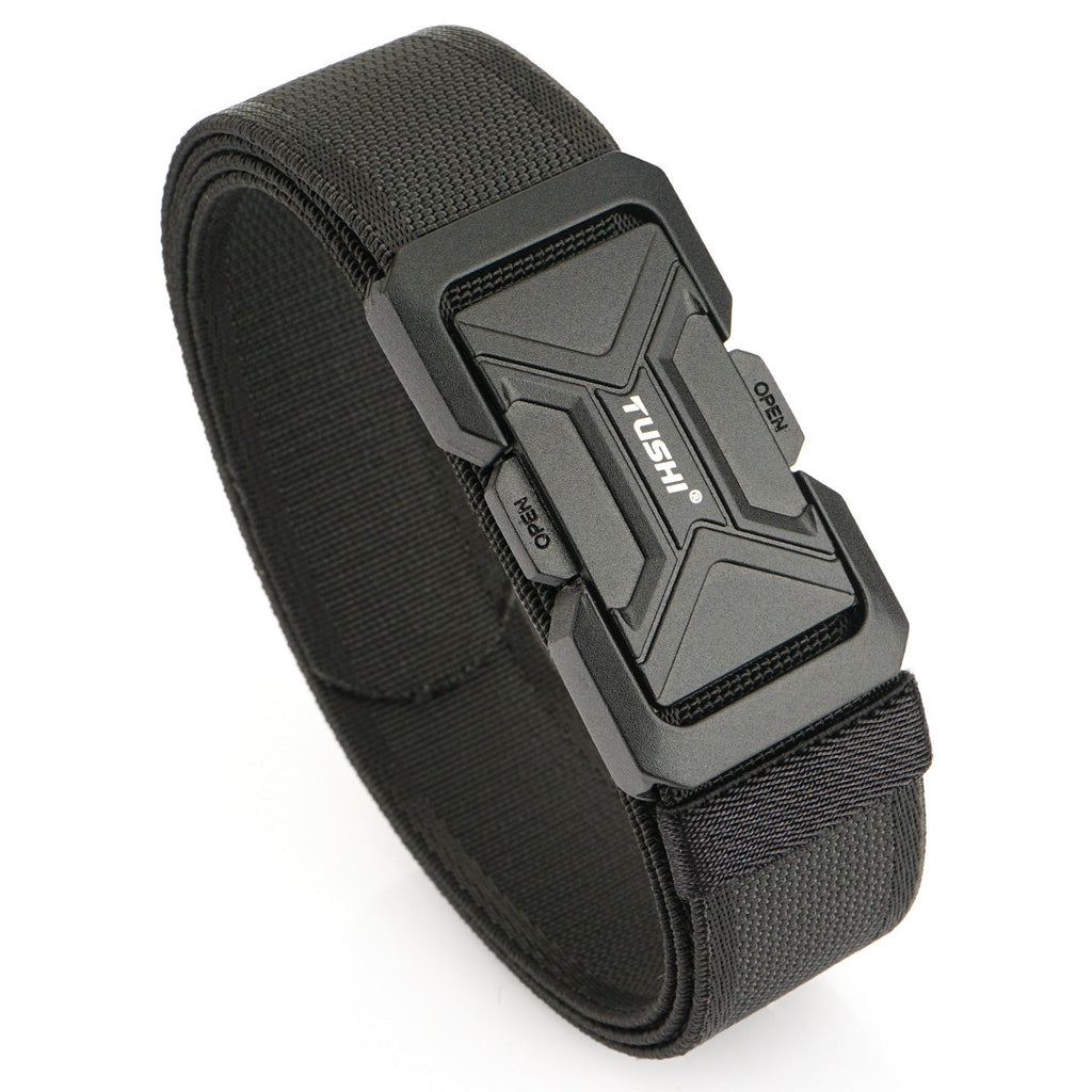 New 35-inch Buckle Tactical Comfortable Elastic Outdoor Belt