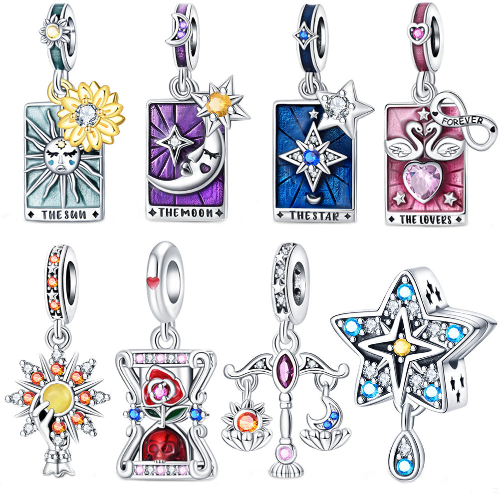 New Stylish Tarot Card DIY Beaded Jewelry Accessories