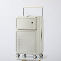 2026 New Large Capacity Front Opening Aluminum Frame Luggage With ABS PC Zipper Boarding Box 20-28 Inches