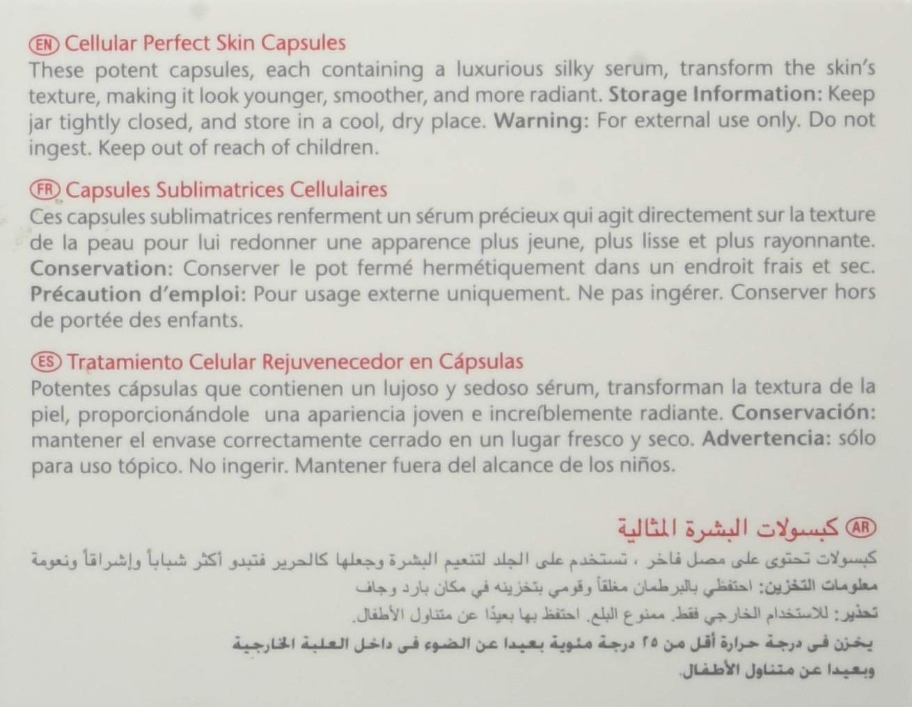 Skincode Cellular Perfect Skin Capsules 45 Count - Skin Care Serum for Smooth, Soft, and Bright Skin