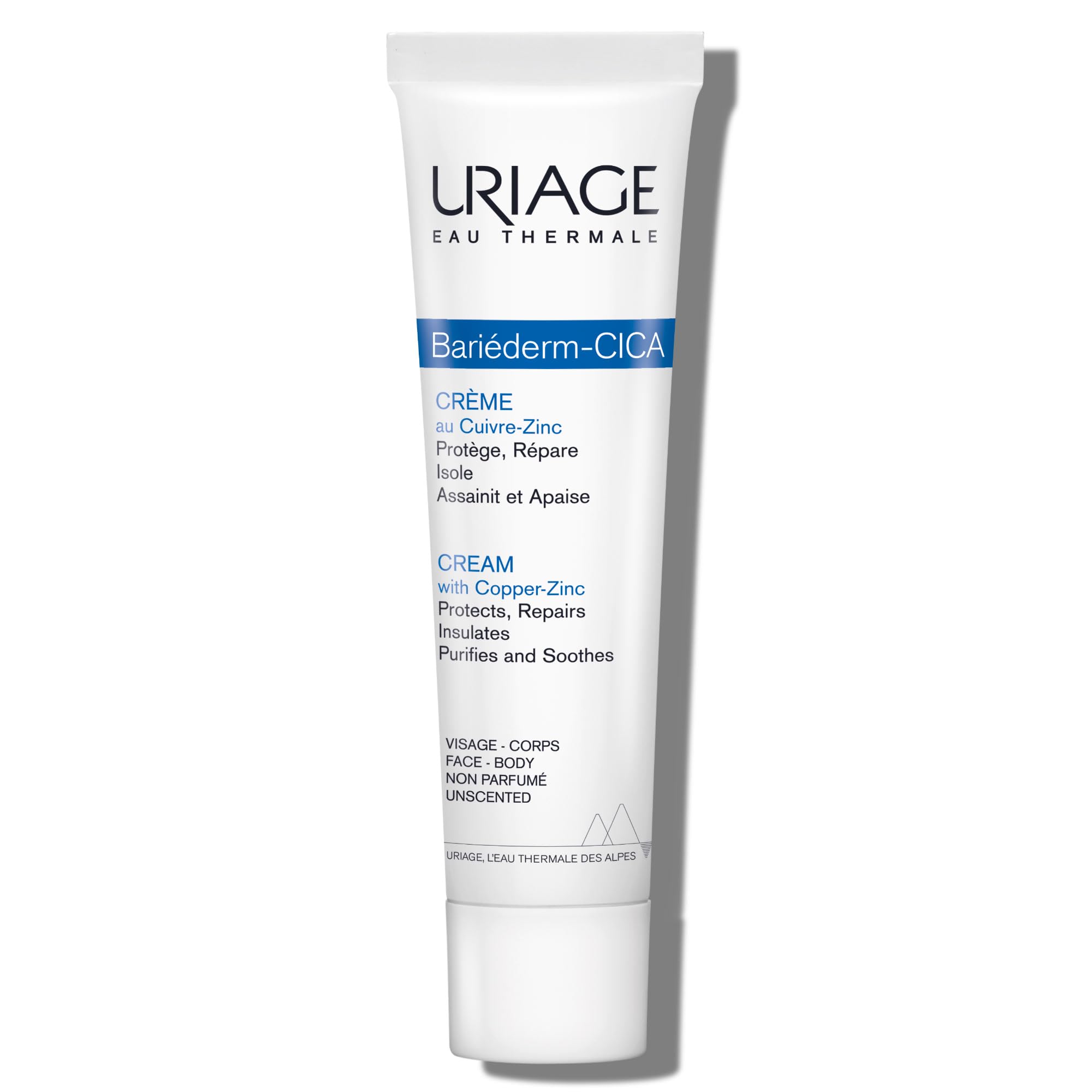 Uriage Bariederm Cica Cream - Soothing Moisturizing Cream for Sensitive Skin, Hypoallergenic & Fragrance-Free