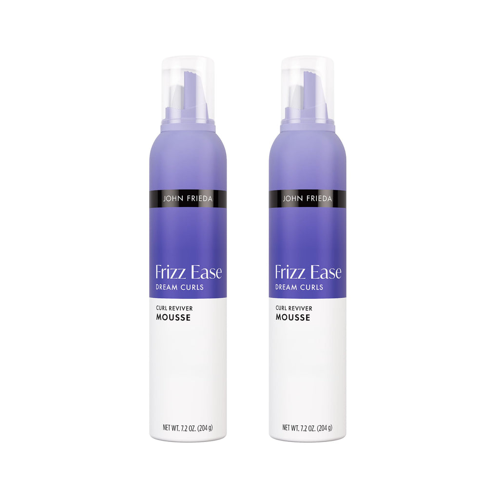 John Frieda Frizz Ease Curl Reviver Mousse - Enhances Curls & Reduces Frizz
