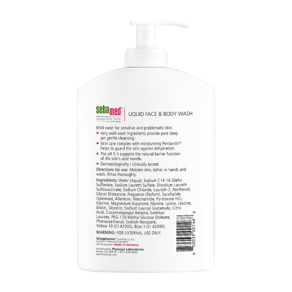 Sebamed Liquid Face & Body Wash - 1000 ml