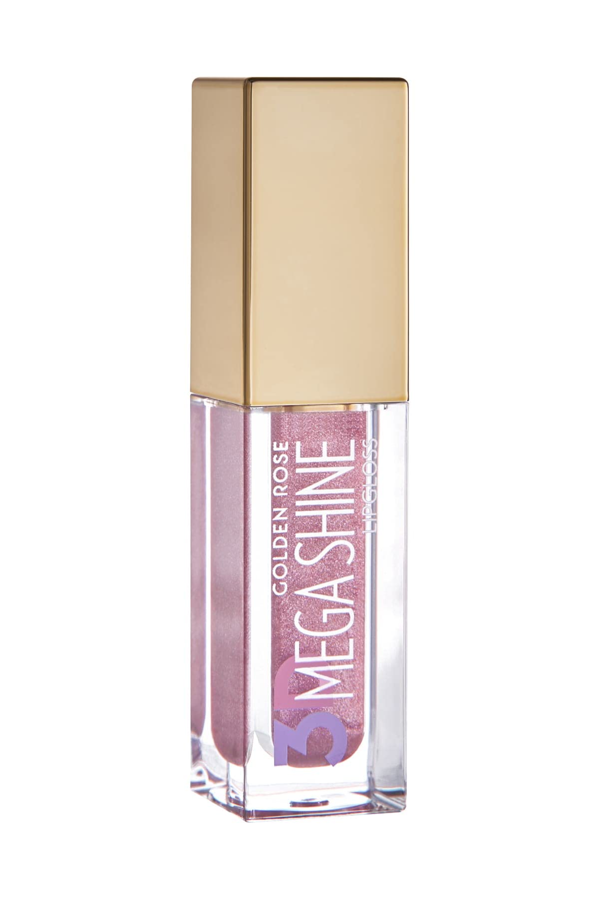 Golden Rose 3D Mega Shine Lip Gloss No. 121 Sparkle - Ultra Shiny, Lightweight Lip Gloss for Fuller Lips