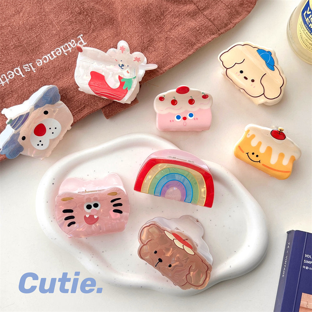 Cropped Hair Clip All-match Back Head Small Shark Clip