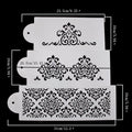 DIY 3-piece fondant hollow template