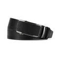 Men's Simple All-Match Alloy Automatic-Buckle Leather Belt