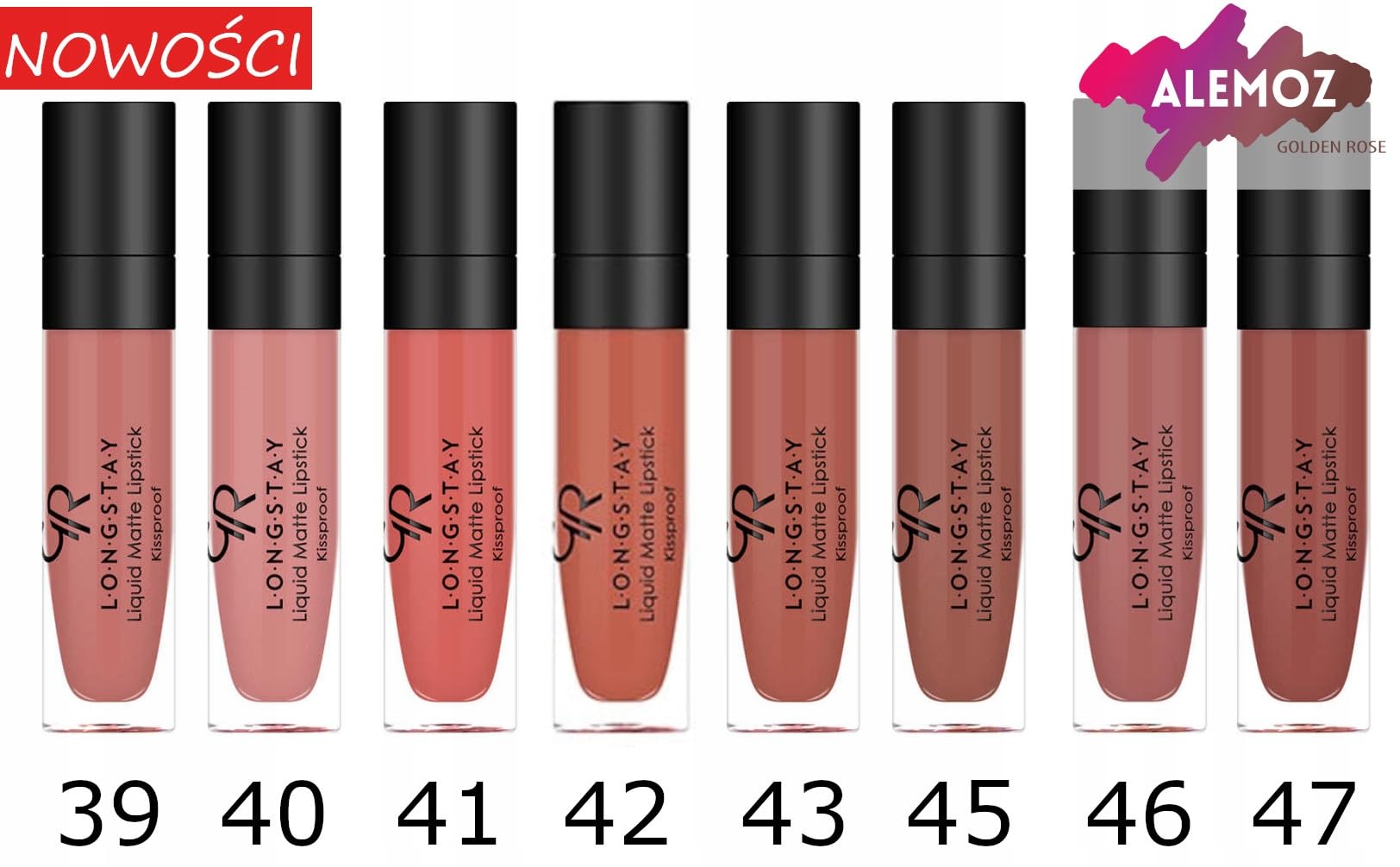 Golden Rose Liquid Matte Lipstick 20 - Long Lasting, Matte Finish, Vitamin E & Avocado Oil