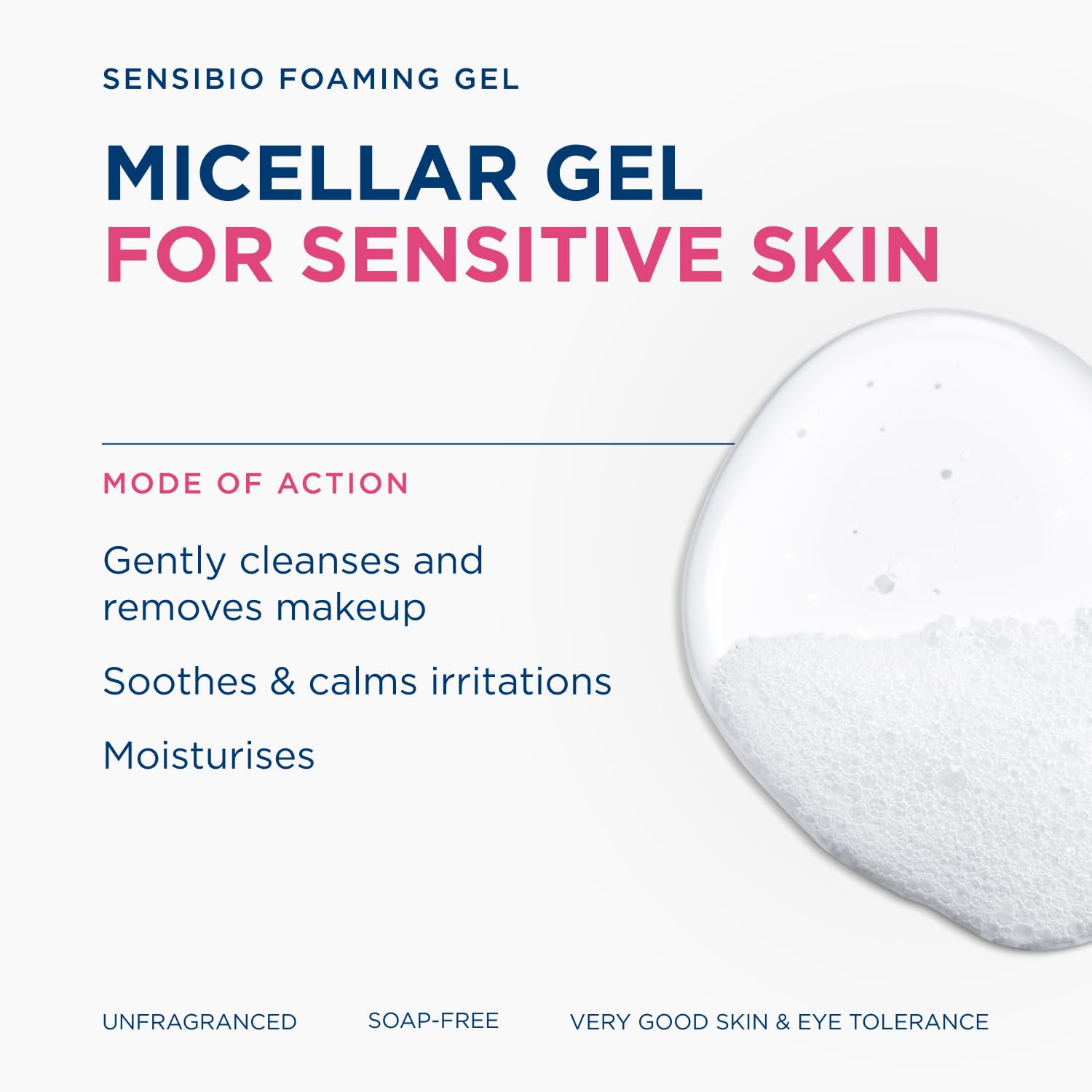 Bioderma Sensibio DS+ Foaming Gel - Gentle Cleanser | 200 ml