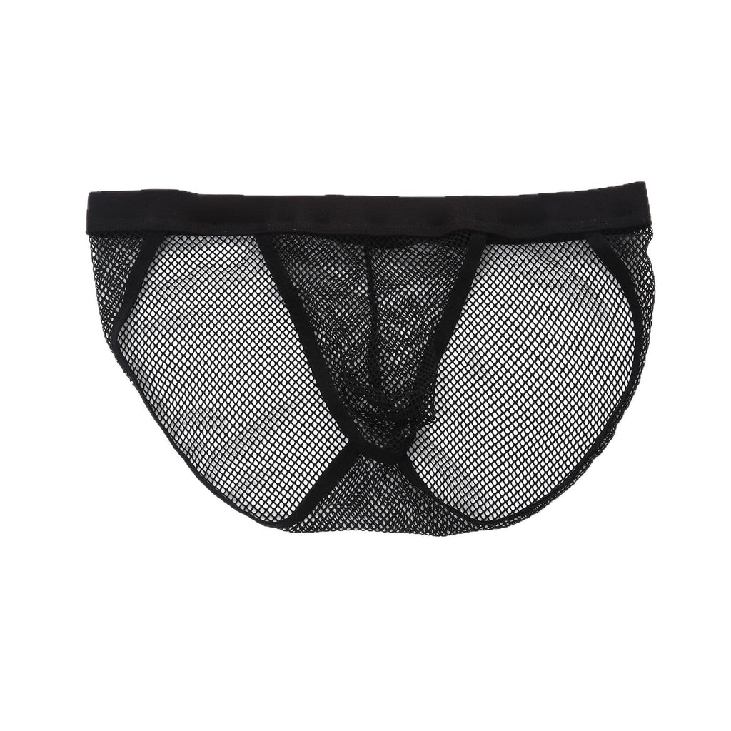 Mens Mesh Underwear Sheer Fishnet Breathable