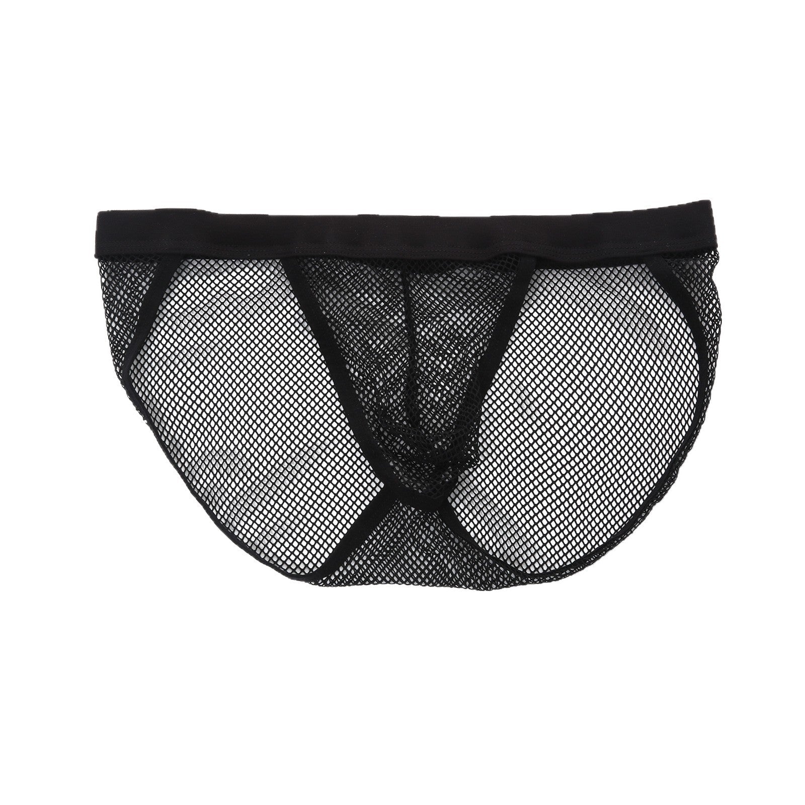 Mens Mesh Underwear Sheer Fishnet Breathable