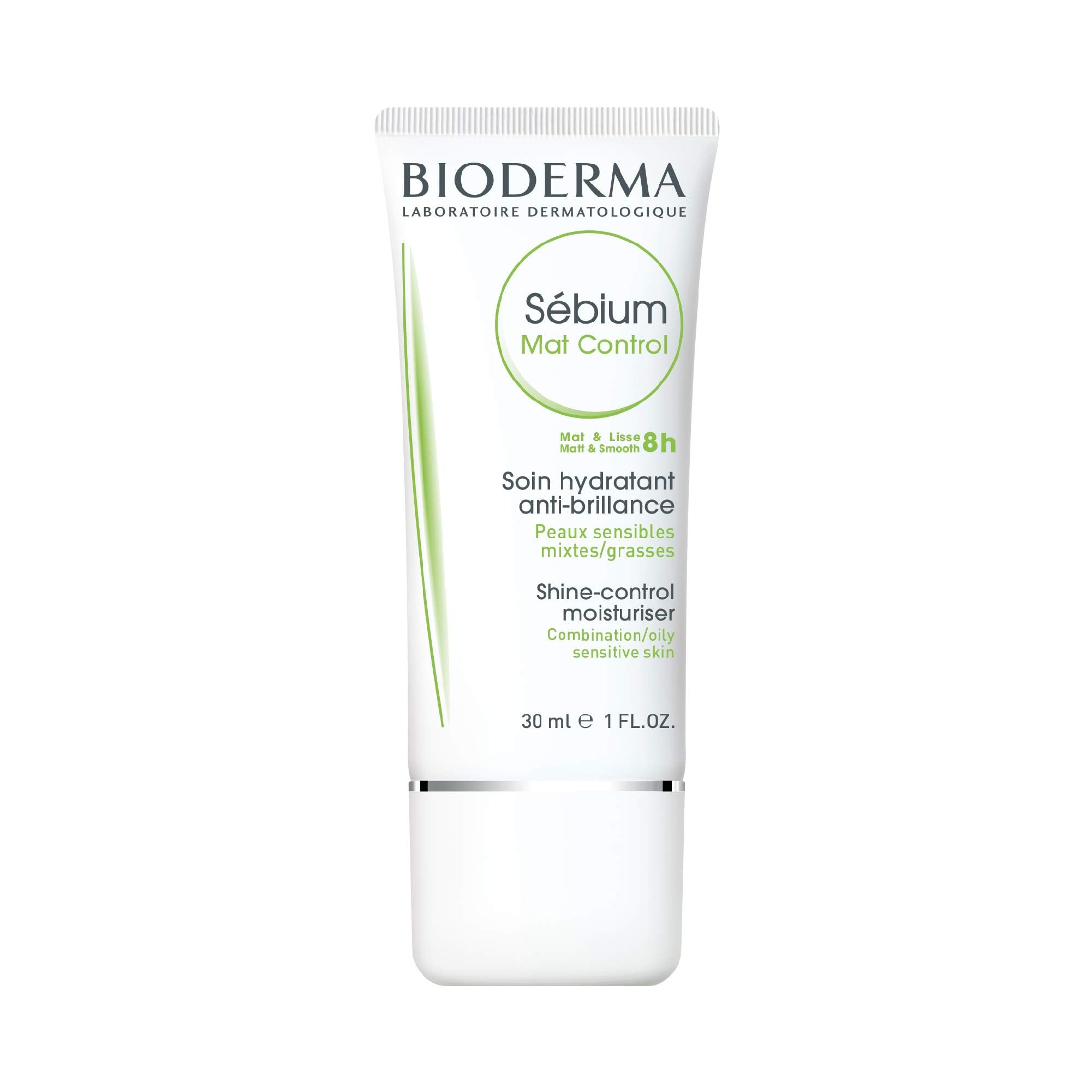 Bioderma Sebium Mat Control Matifying Face Cream - 8-Hour Shine Control, Non-Comedogenic & Hypoallergenic Moisturizer