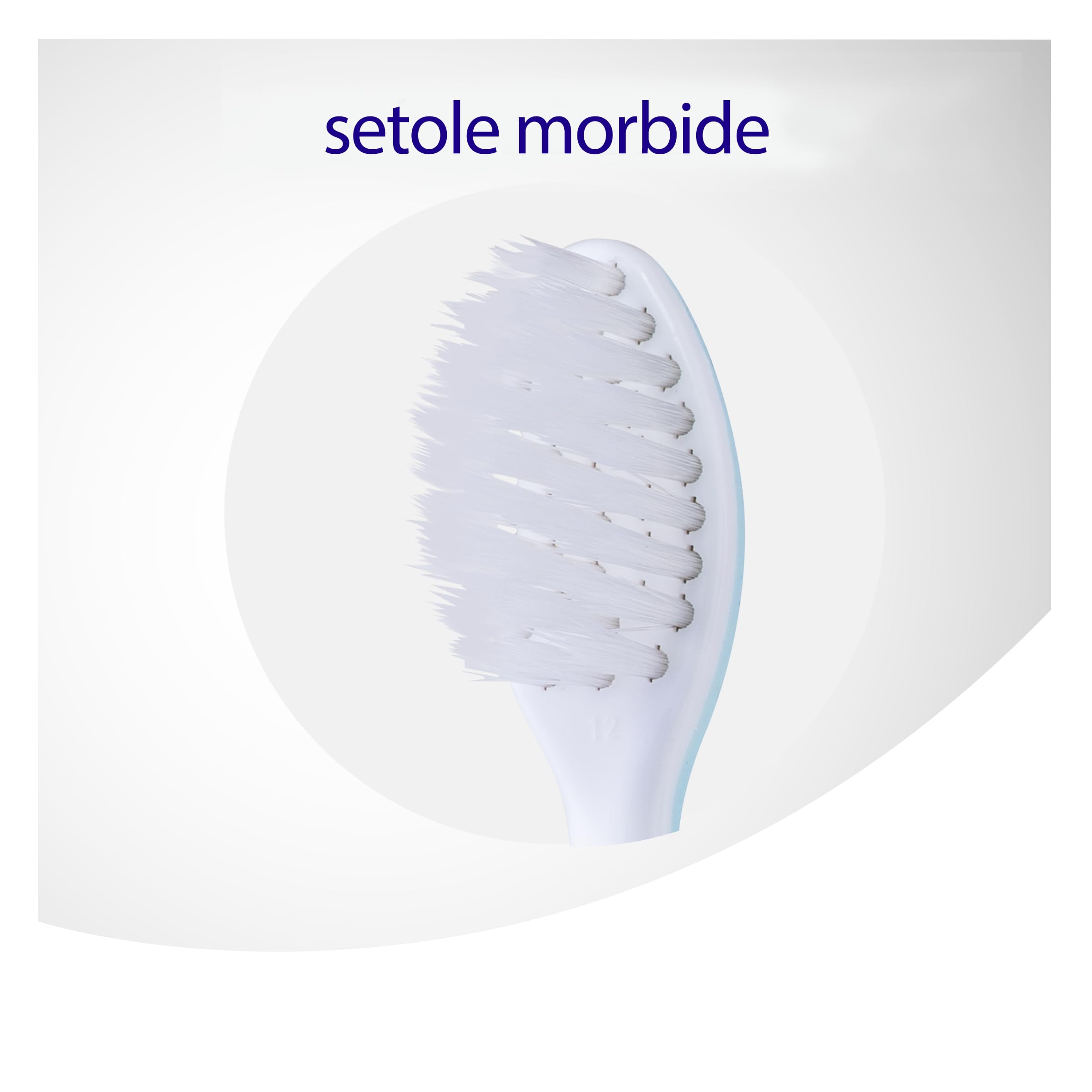 Meridol Extra Soft Manual Toothbrush for Sensitive Teeth and Gums - Gentle Oral Care Toothbrush