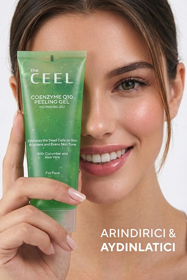 The Ceel Coenzyme Q10 Peeling Gel - Gentle Exfoliating Skincare for Anti-Aging, 3.38 fl oz