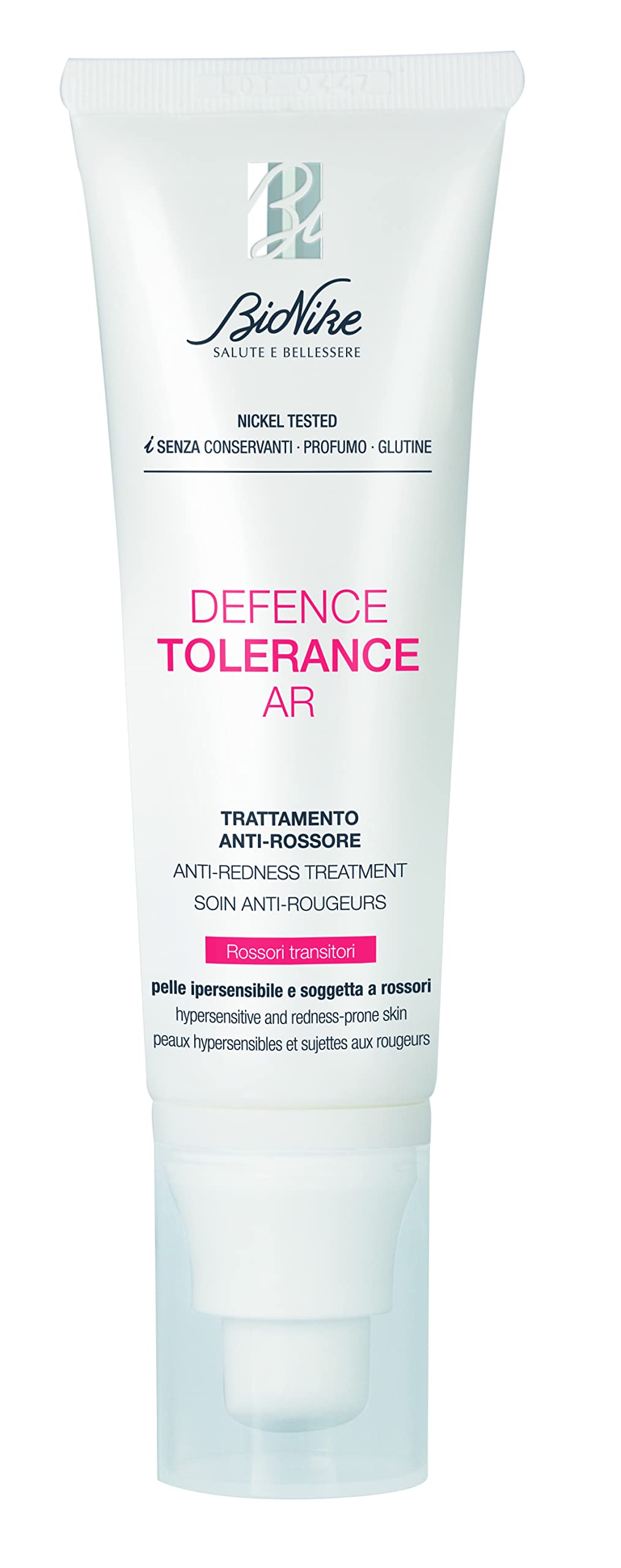 BioNike Defence Tolerance AR Cream 50ml - Sensitive Skin Moisturizing Cream for Hydration and Protection