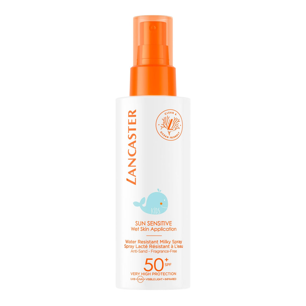 Lancaster Sun Sensitive Milky Spray For Kids SPF50 - Water-Resistant, Fragrance-Free Sunscreen Spray for Children