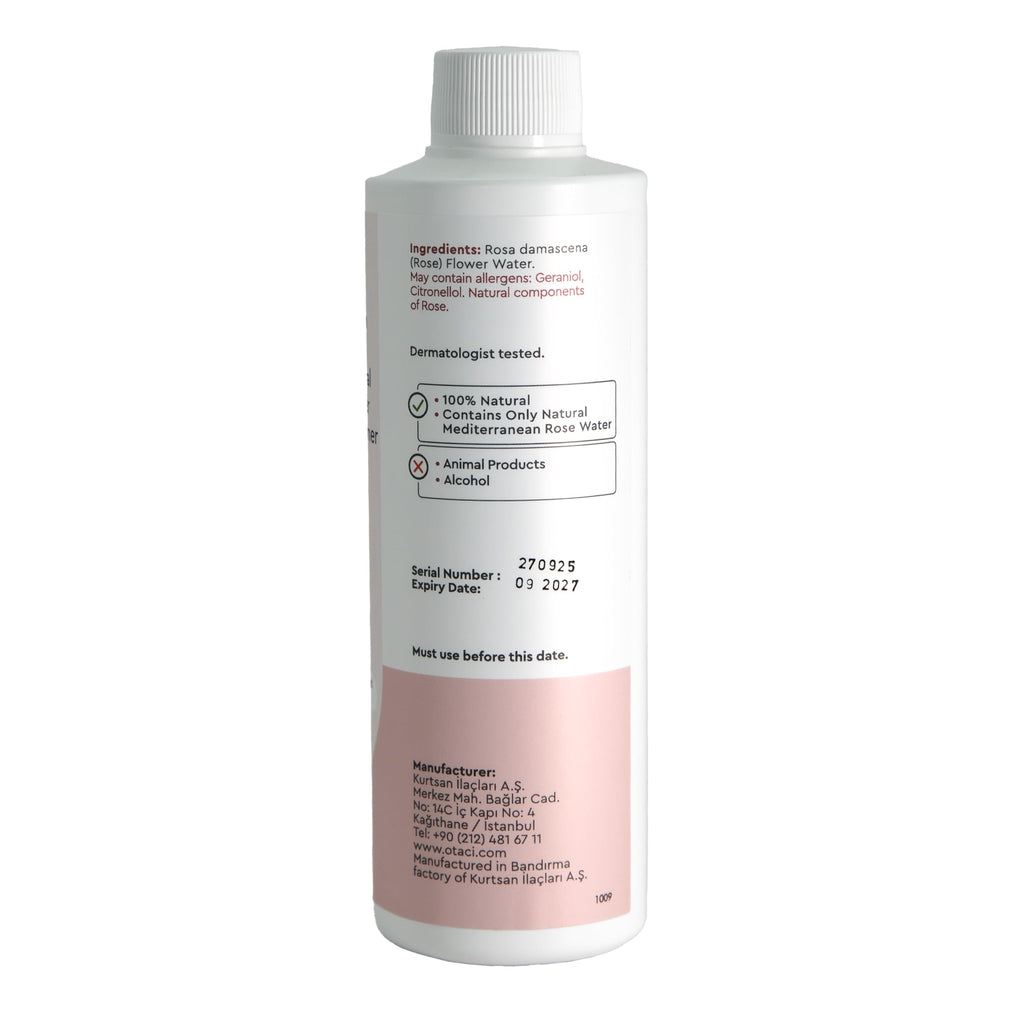 Otacı Natural Rose Water Toner 150ml - Soothing and Refreshing | Skin Care