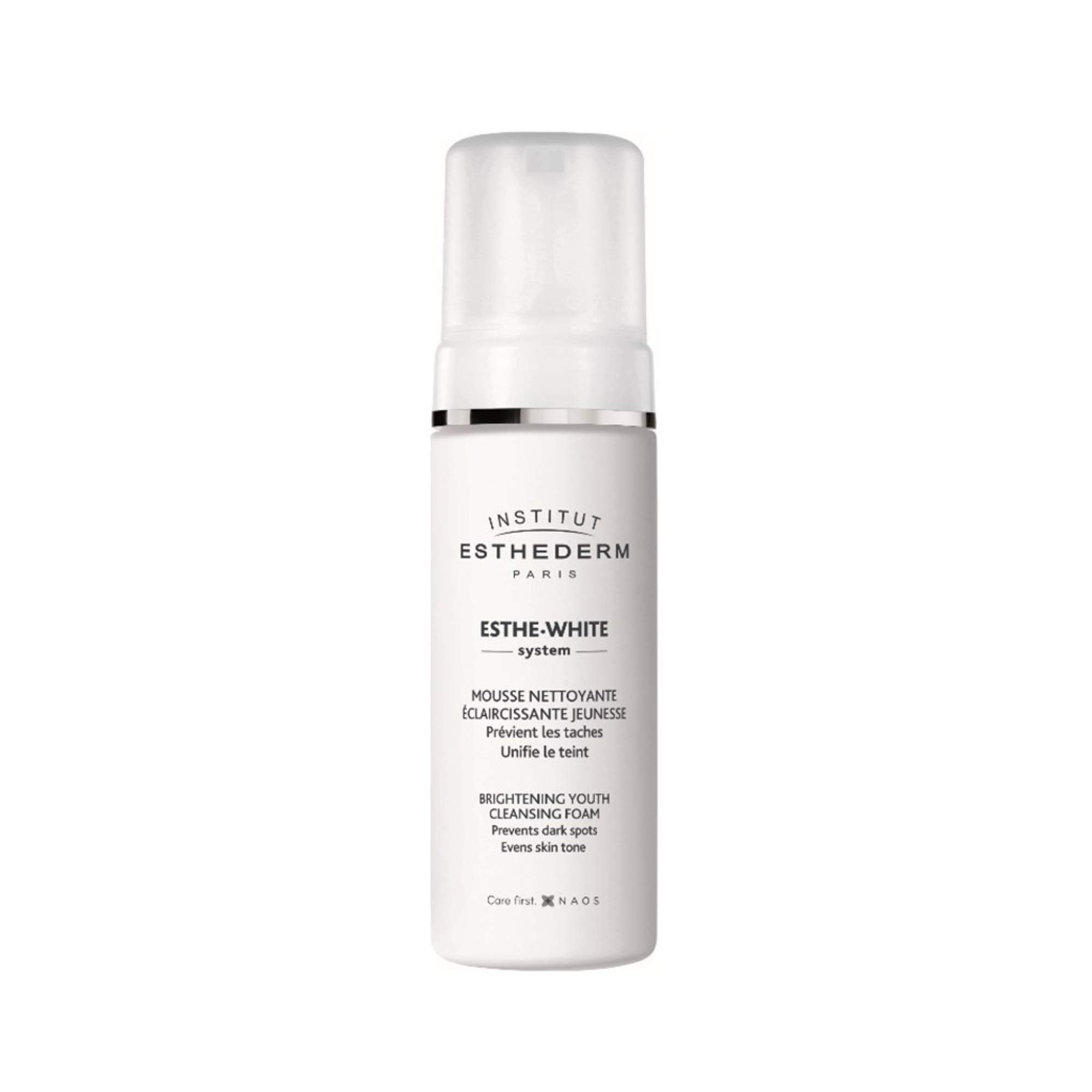 Esthederm Esthe-White Brightening Youth Cleansing Foam - Anti-Aging Skincare for Spot-Prone Skin