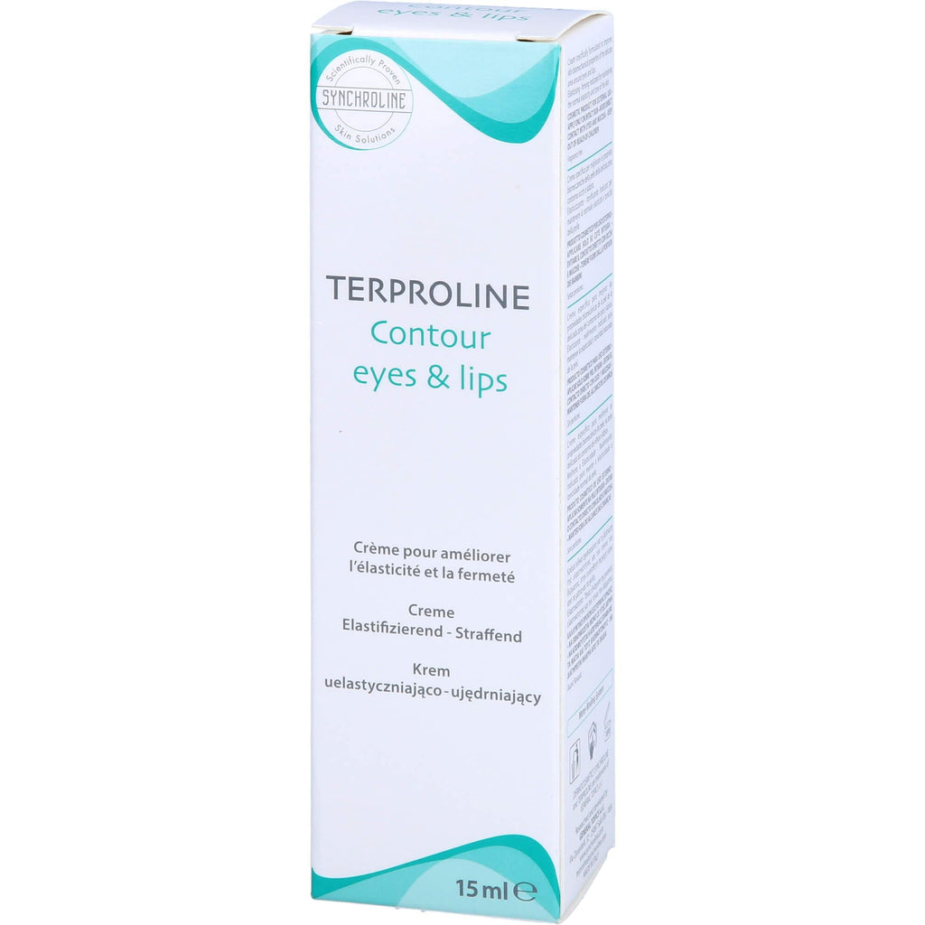 Synchroline Terproline Eye and Lip Care Cream 15ml - Anti-aging, Hydrating Cream for Sensitive Skin