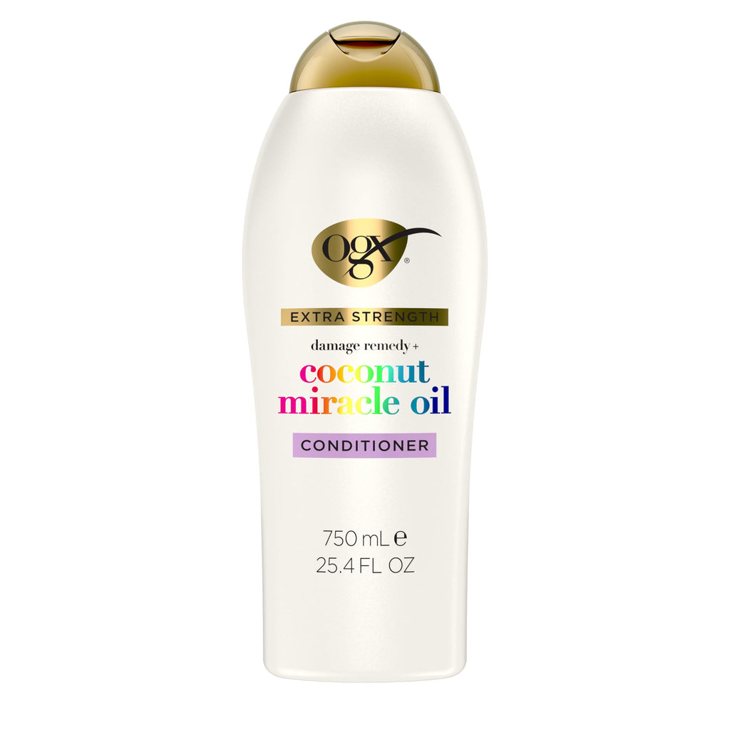 OGX Coconut Miracle Oil Conditioner - Sulfate-Free Hair Repair & Nourishment 13.01 fl oz