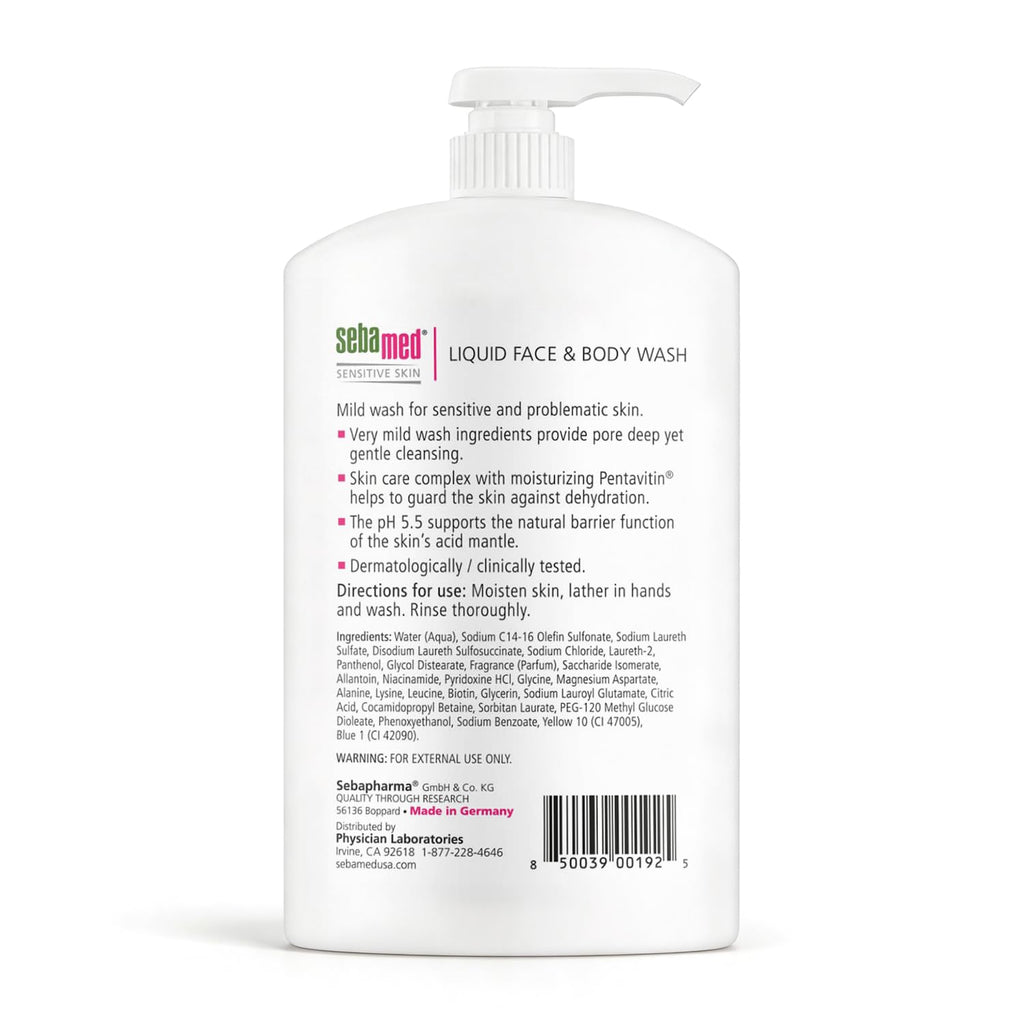 Sebamed Feminine Intimate Wash 200ml - Gentle, Paraben-Free Hygiene for Women