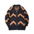 New Fallwinter Mens Long-sleeve Cardigan V-neck Sweater