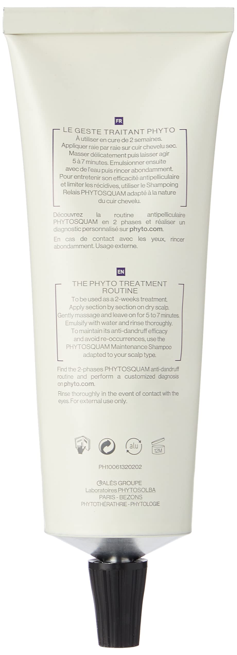 Phyto Phytosquam Intensive Anti-Dandruff Shampoo 125ml