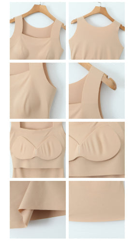 Women's Solid Seamless Base Layer Vest