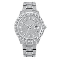 Fashionable Large Dial Full Diamond Watch