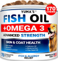 Omega-3 Fish Oil for Dogs 170 Chews Skin & Coat Supplement