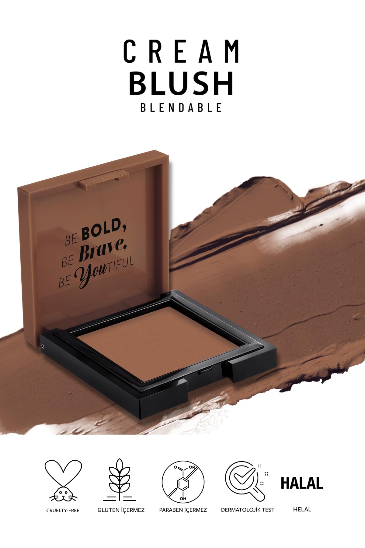 Pastel Creamblush Blendable 3.6g No:50 Brownie - Natural Makeup Look with Long-Lasting Wear