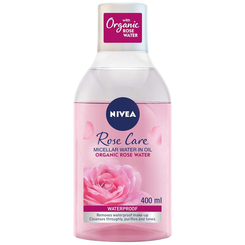 Nivea Waterproof Micellar Cleansing Water 400ml - Oil-Free Formula