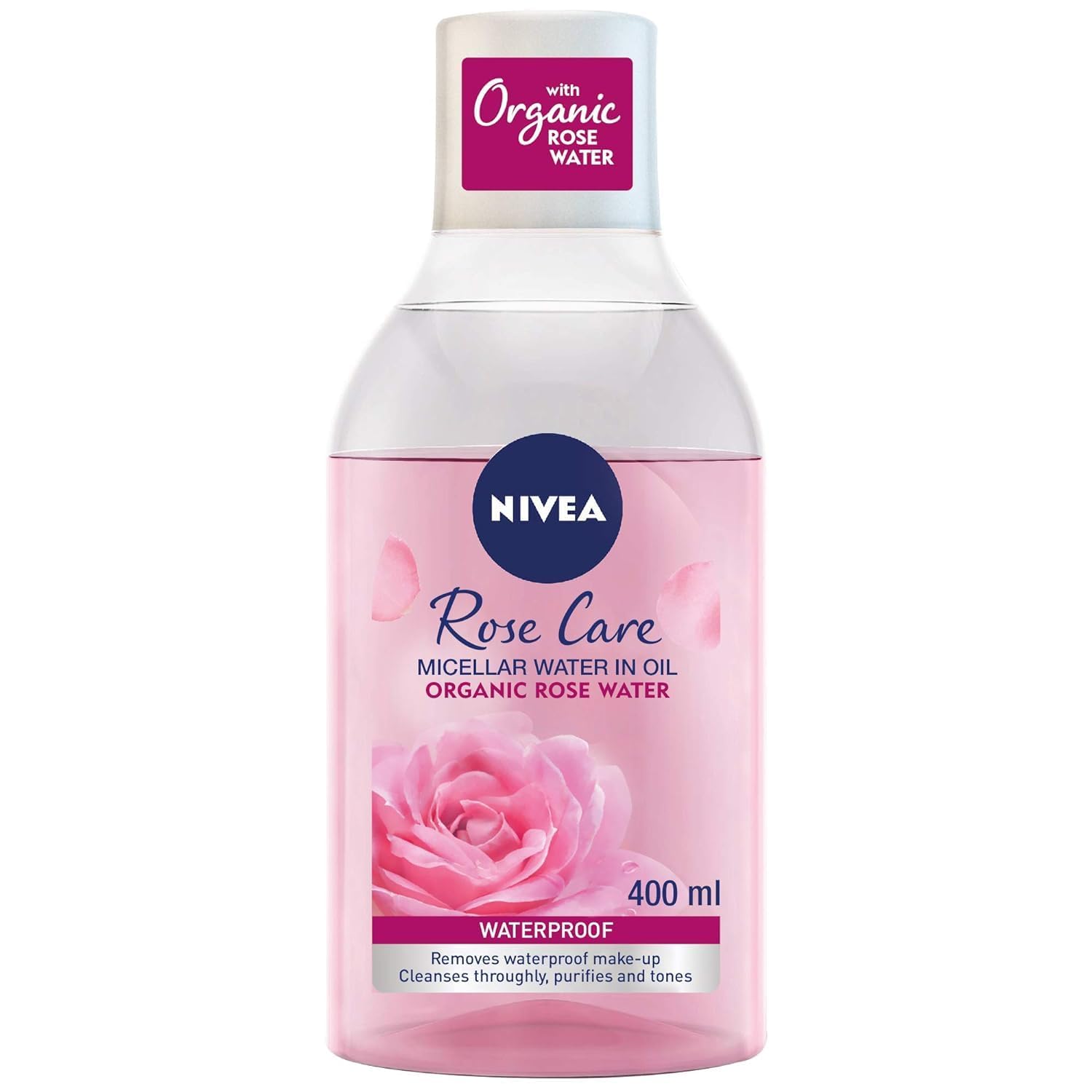 Nivea Waterproof Micellar Cleansing Water 400ml - Oil-Free Formula