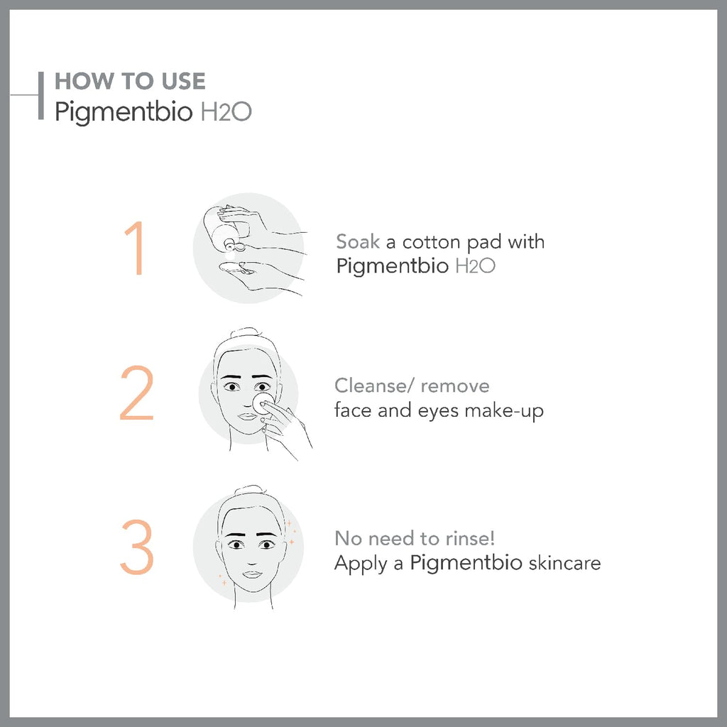 Bioderma Pigmentbio H2O Micellar Makeup Remover for Sensitive Skin - 8.45 fl oz Gentle Skincare