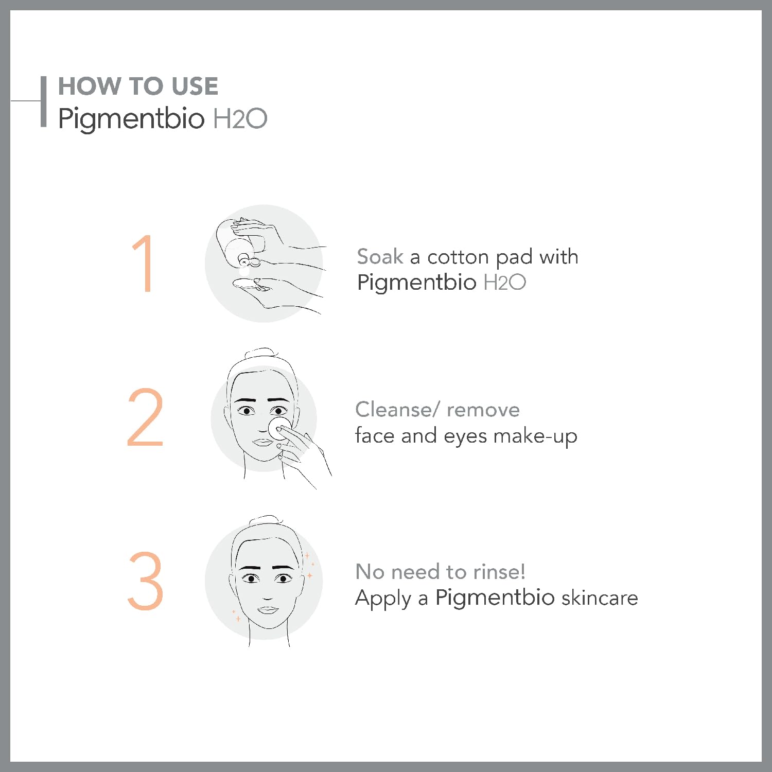 Bioderma Pigmentbio H2O Micellar Makeup Remover for Sensitive Skin - 8.45 fl oz Gentle Skincare