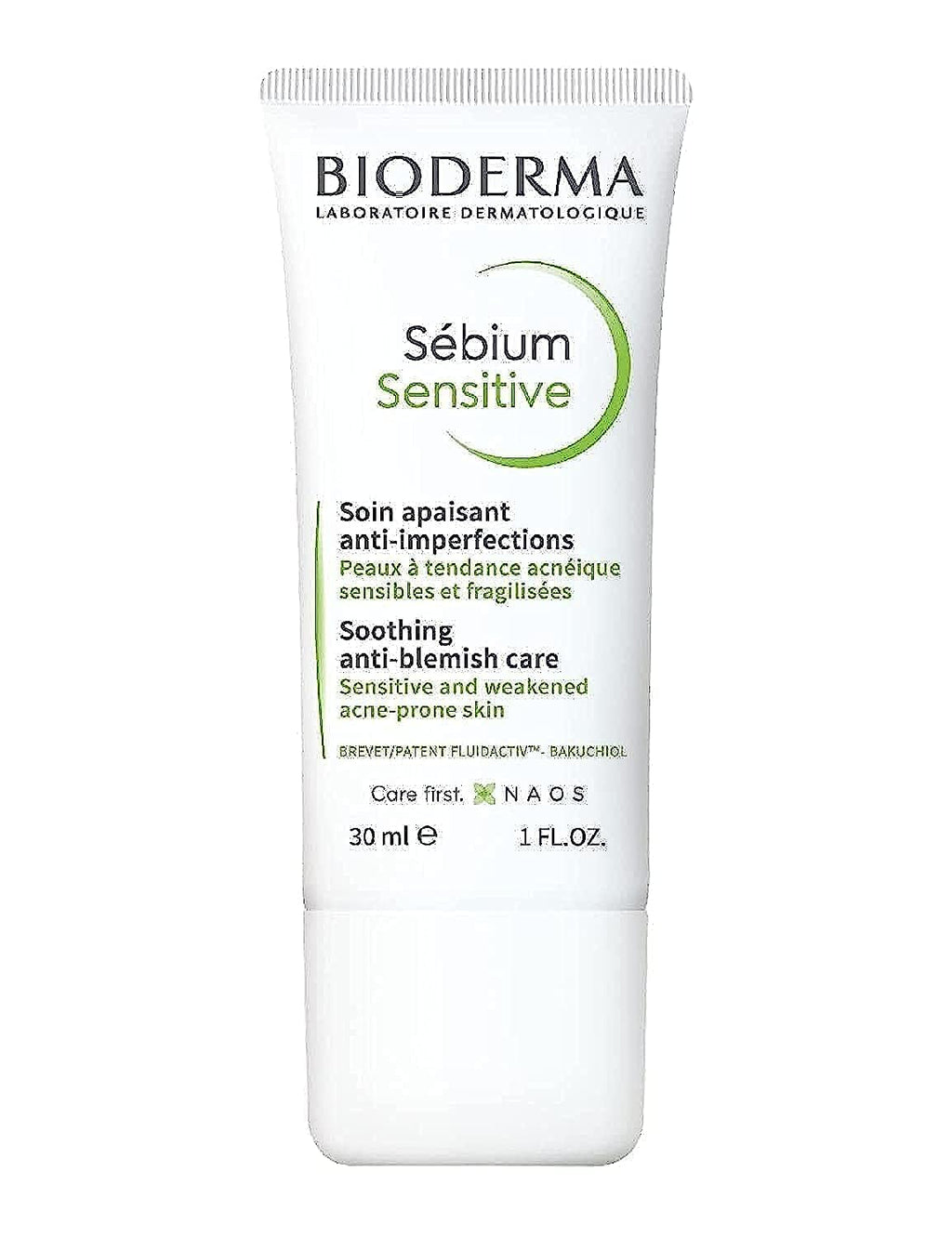 Bioderma Sebium Sensitive 30 Ml - Sensitive Skin Care for Acne-Prone Skin, Hypoallergenic & Fragrance-Free