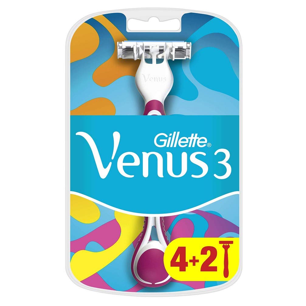 Gillette Venus Disposable Women's Razor - 6 Count | 3 Blades