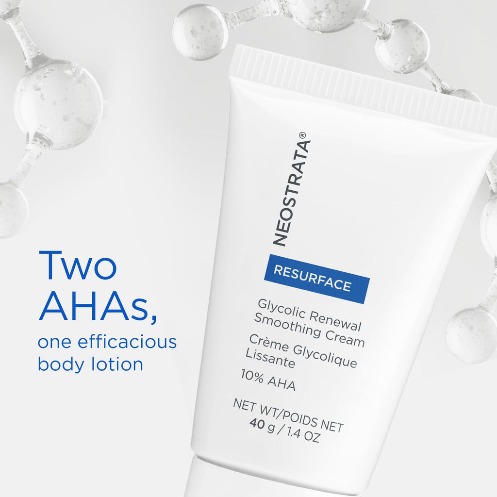 Neostrata Glycolic Renewal Smoothing Cream - Smooth, Renew, and Hydrate with Glycolic Acid and Shea Butter