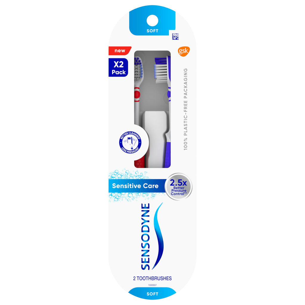 Sensodyne Soft Bristle Toothbrush for Sensitive Teeth - Gentle Oral Care Solution