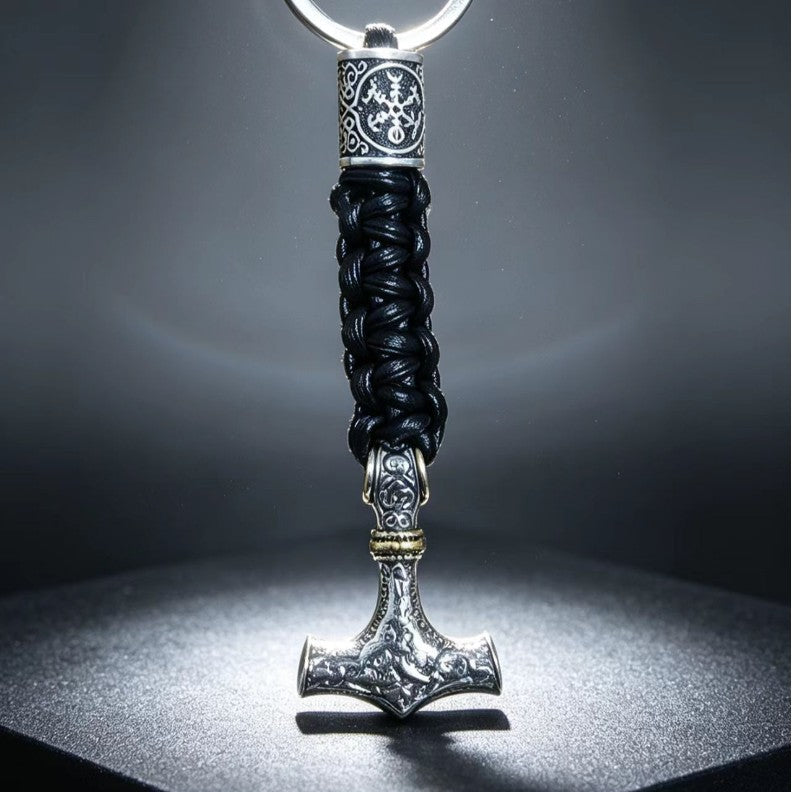 New Retro Pendant Keychain Hand-woven
