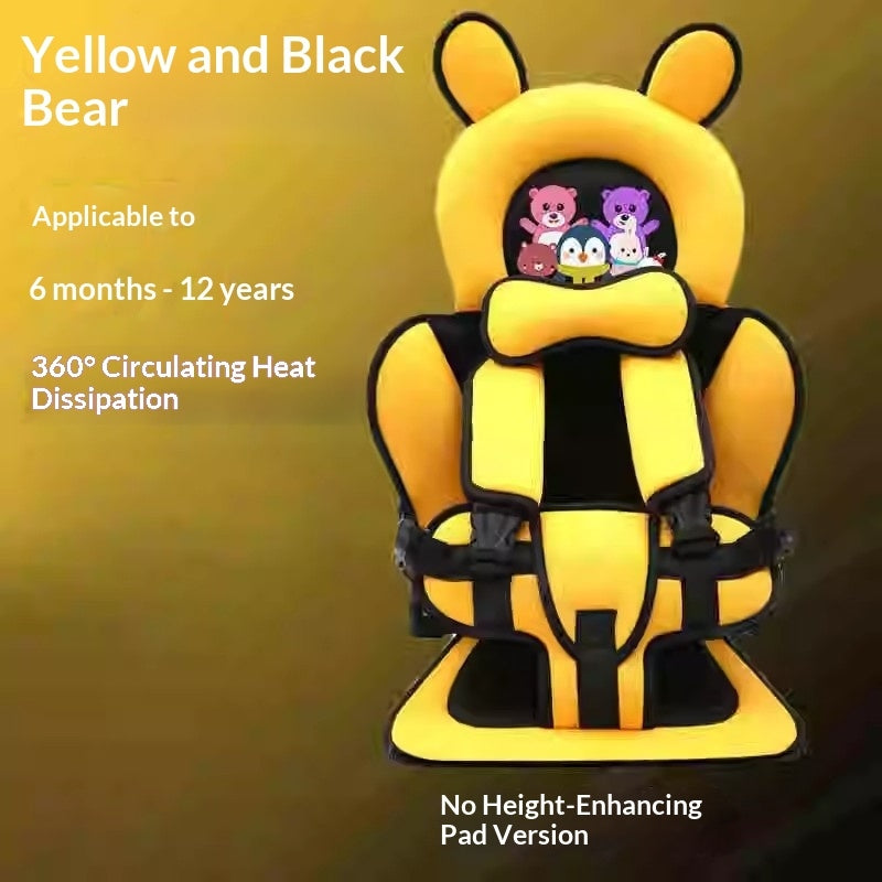 Infant Safe Seat Mat Portable Baby Safety Seat Children's Chairs Updated Version Thickening Sponge Kids Car Stroller Seats Pad