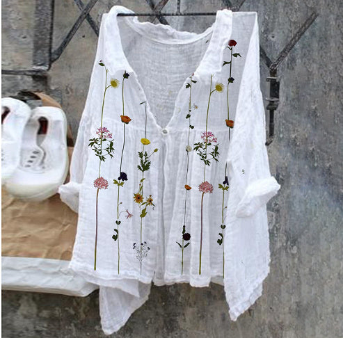Amazon Cross-Border Avatar Print Women's Shirt